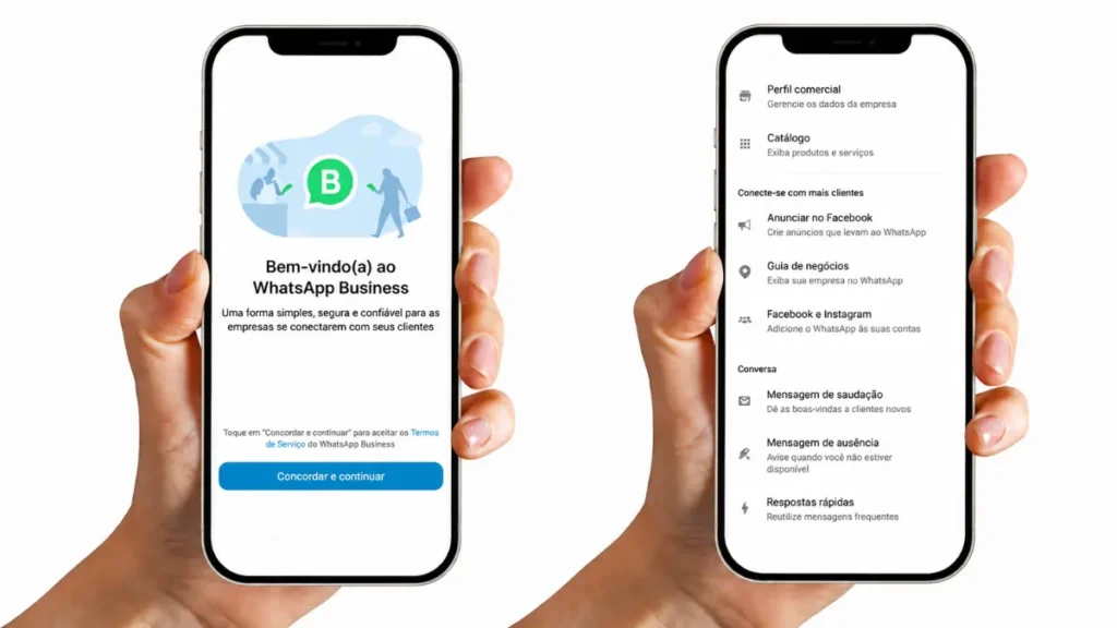 configurar perfil comercial WhatsApp Business passo a passo